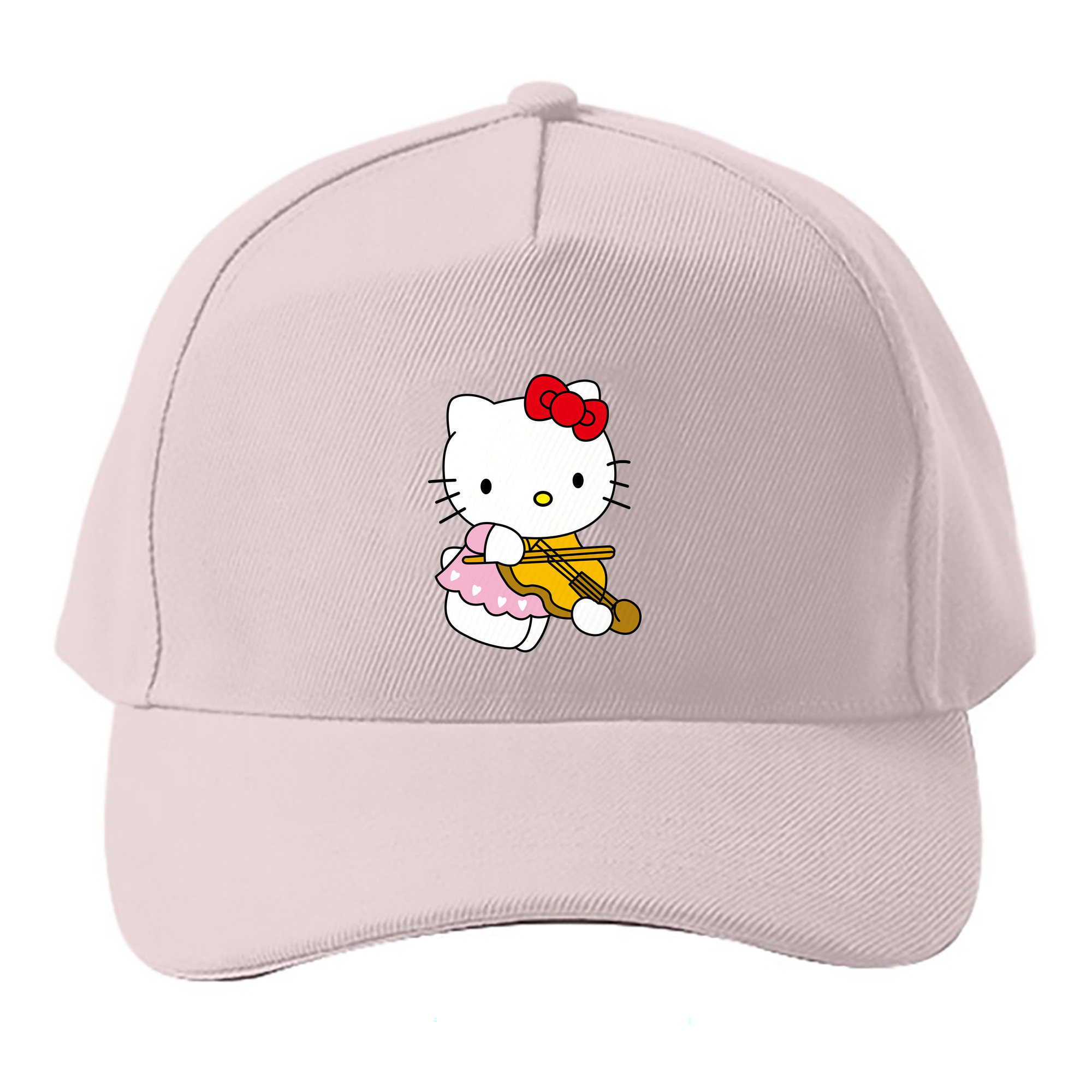 （画像用） Hello Kitty ハローキティ ベースボールキャップ 綿100％ 男女兼用 帽子 スポーツ